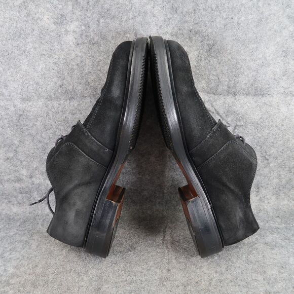 Joseph Abboud Shoes Mens 9 Oxford Derby Dress Formal Black Suede Classic Italy main image 10